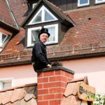 chimney sweeper, cylinder, men's suit